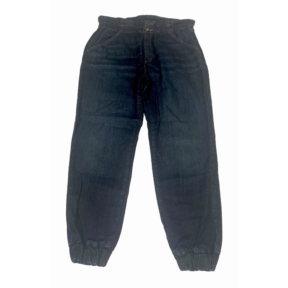 Veronica‎ Beard Jeans Carrot w/Elastic Indigo Blue USA 26 W32/In 26.5 New-Sample